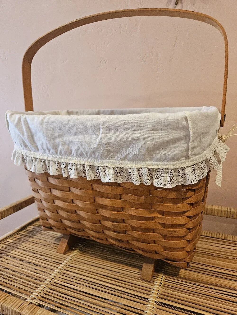 Longaberger Vintage Handled Basket